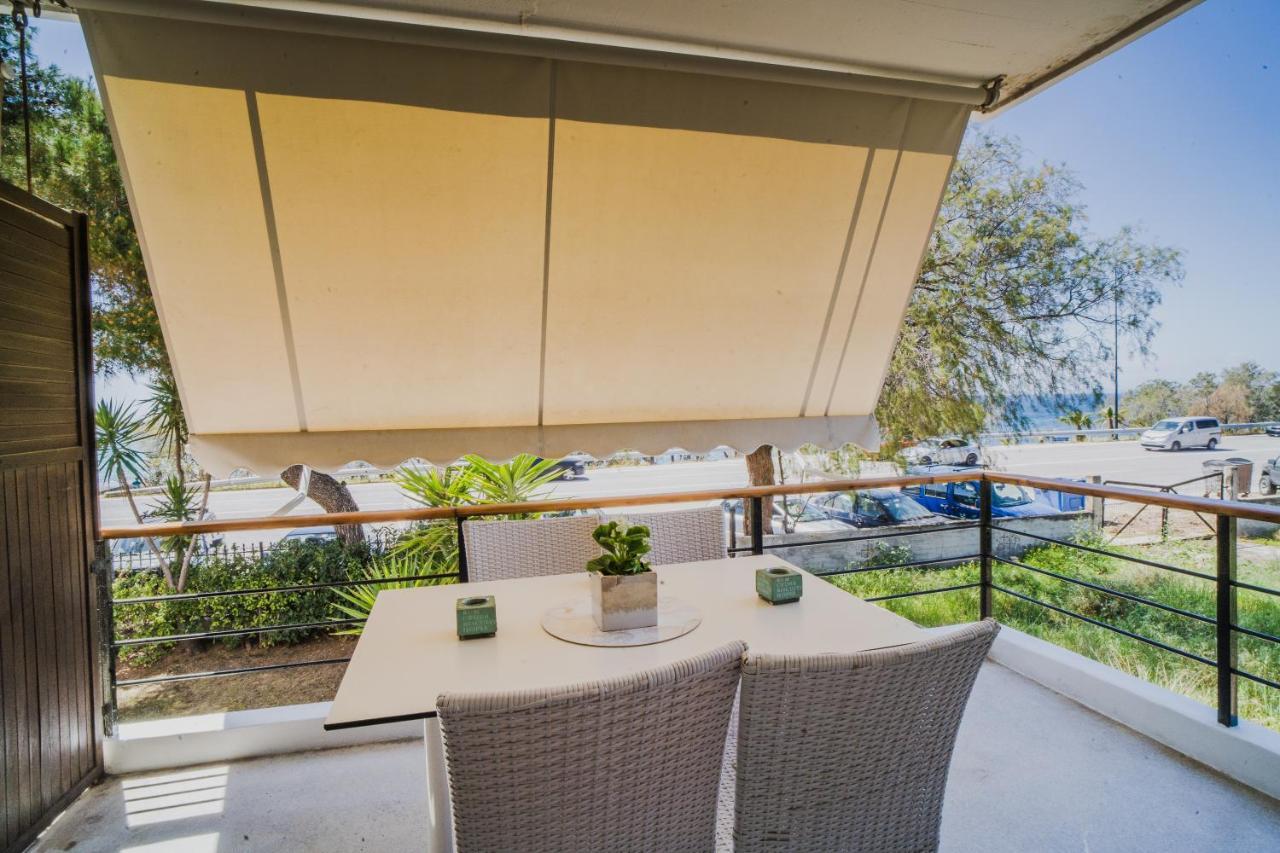 Green Apartment Ground Floor Feel Like Home Properties Saronida Eksteriør billede