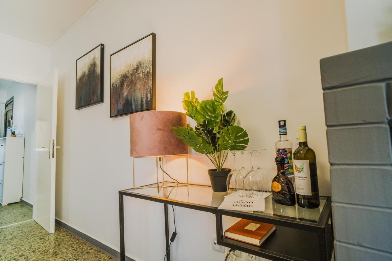 Green Apartment Ground Floor Feel Like Home Properties Saronida Eksteriør billede