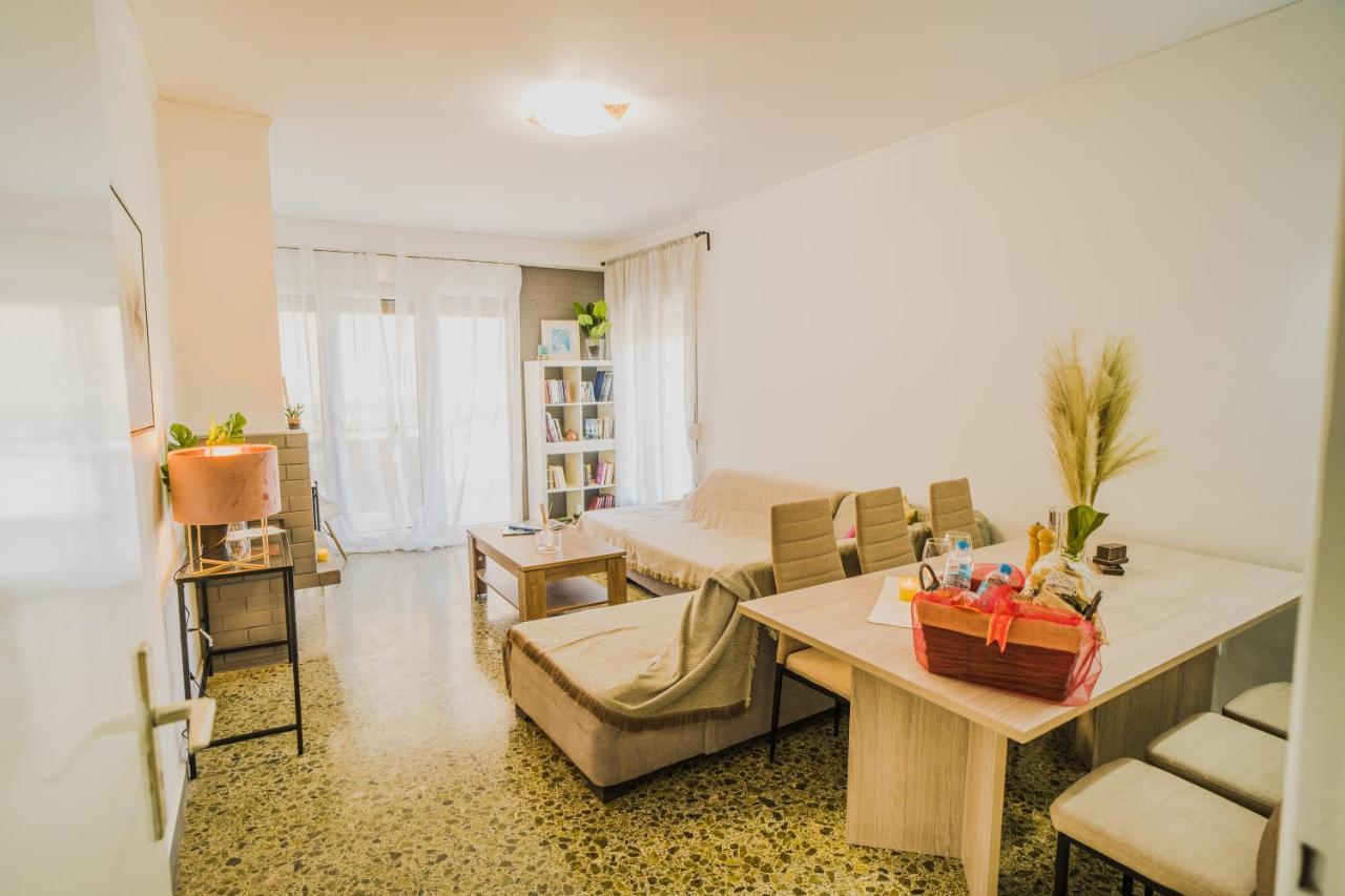 Green Apartment Ground Floor Feel Like Home Properties Saronida Eksteriør billede