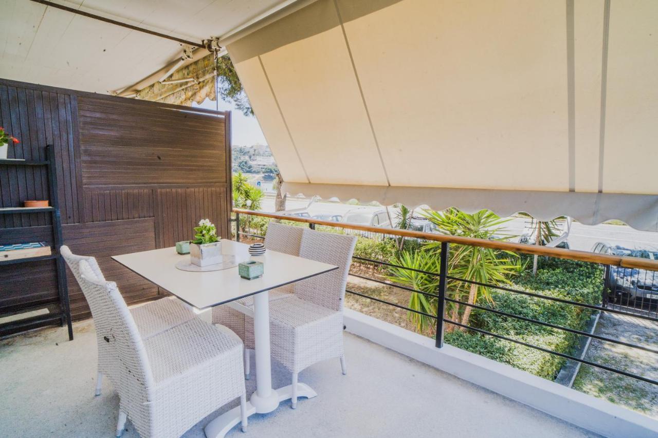 Green Apartment Ground Floor Feel Like Home Properties Saronida Eksteriør billede